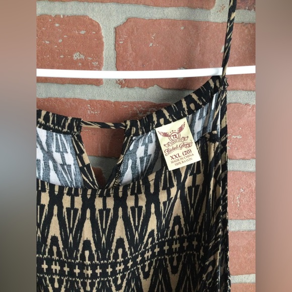 FADED GLORY Maxi dress 100% rayon - Picture 4 of 6